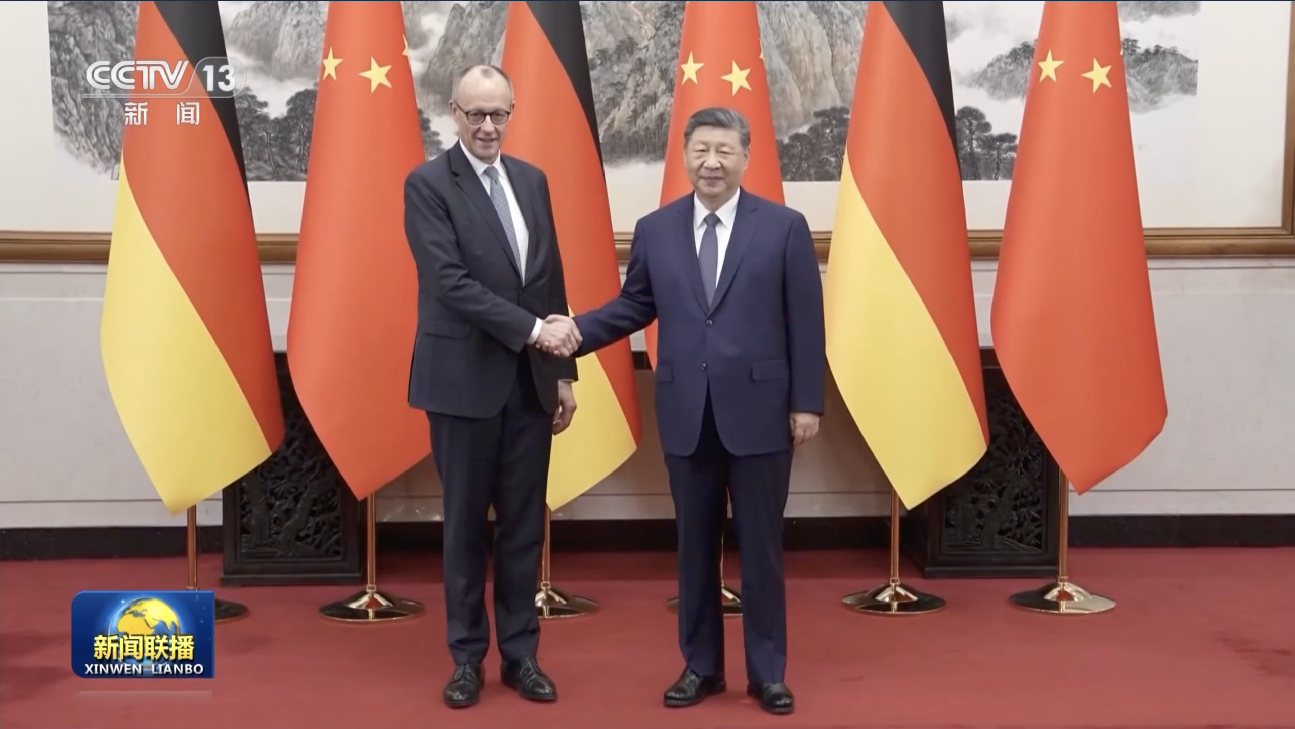 시진핑, 방중 메르츠 독일 총리와 회담…“협력 확대” 속 통상 현안도 논의